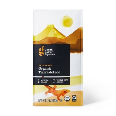 Organic Tierra Del Sol Medium Roast Whole Bean Coffee