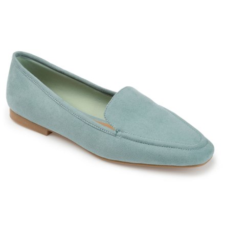 Journee Collection Womens Tullie Slip On Square Toe Loafer Flats