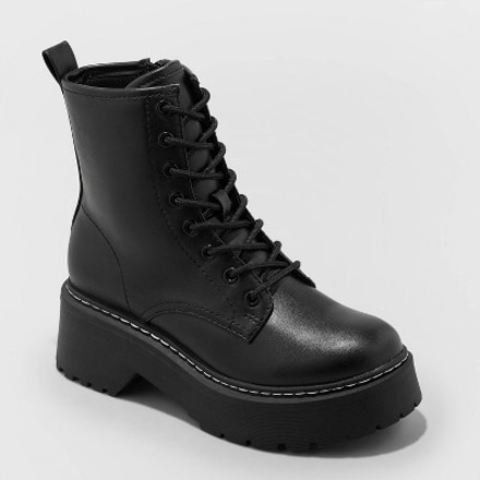 Women&#039;s Zea Combat Boots - Wild Fable(TM) Black