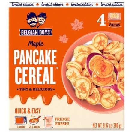 Belgian Boys Maple Pancake Cereal - 9.87oz/4ct