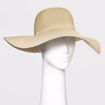 Women's Packable Paper Straw Floppy Hat - Shade & Shore(TM)