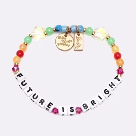 Future Is Bright Barbie Beaded Bracelet