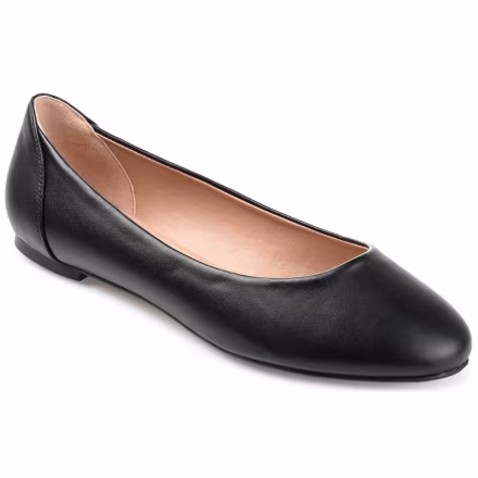 Journee Collection Womens Kavn Comfort Insole Slip On Round Toe Ballet Flats