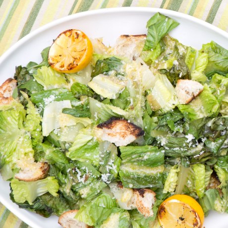 Grilled Caesar salad