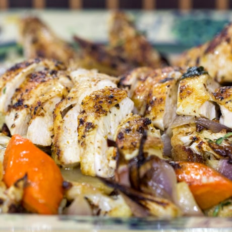 Al Roker's recipe for beer can chicken with mixed root vegetables