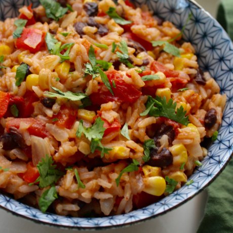 One-Pot Mexican Rice and Beans recipe