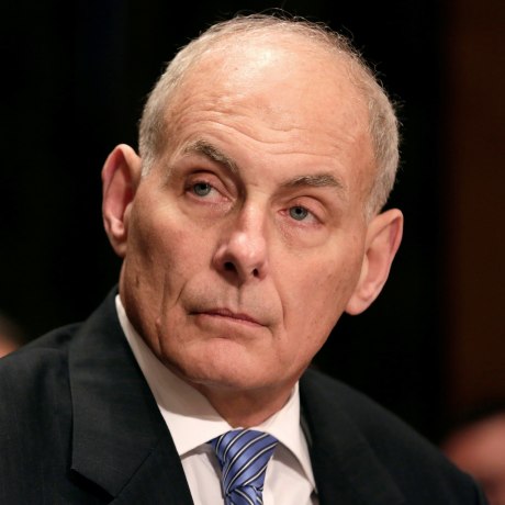Image: Retired General Kelly testifies before a Senate Homeland Security and Governmental Affairs Committee confirmation hearing on Kelly?EUR(TM)s nomination to be Secretary of the Department of Homeland Security on Capitol Hill in Washington