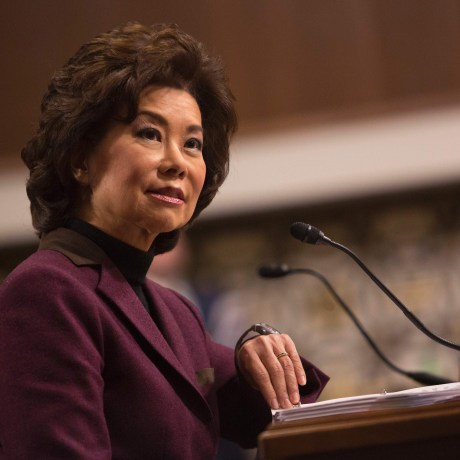 Image: Elaine Chao appears before the Senate The Senate Commerce, Science and Transportation Committee on Capitol Hill in Washington, D.C. for her confirmation hearing to be US Secretary of Transportation, Jan. 11, 2017.