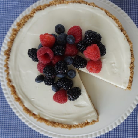 Skip the oven and enjoy this simple no-bake cheesecake.