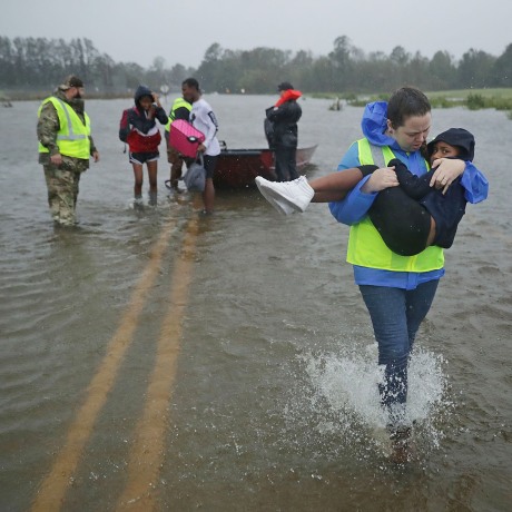 Image: Hurricane Florence Slams Into Coast Of Carolinas