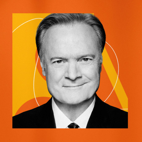 Illustration of MSNBC host Lawrence O'Donnell with Daniel Patrick Moynihan