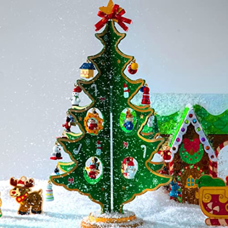 JOYIN Advent Calendar with Tabletop Christmas Tree