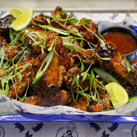 Matt Abdoo's hot honey wings