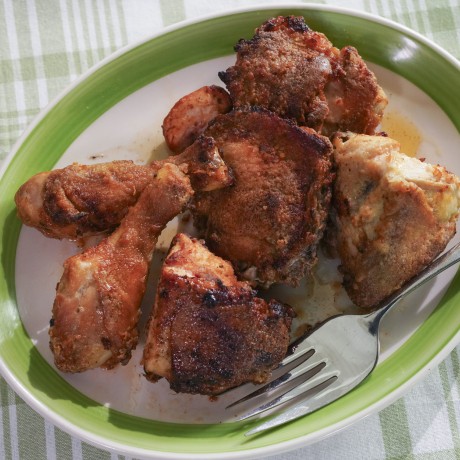 Katie Lee Biegel's Classic Sweet Tea Oven Fried Chicken Beauty, as seen on The Kitchen, Season 38