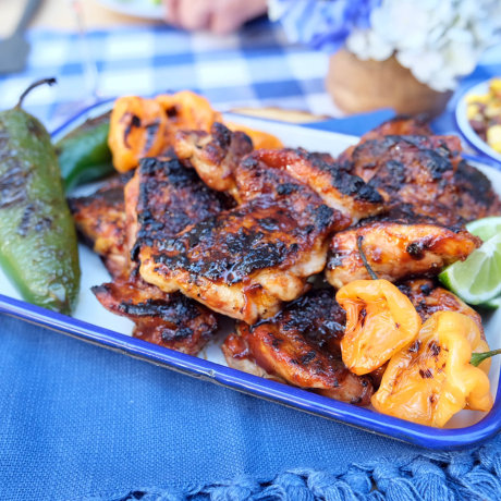 Bobby Flay's Barbecue Grilled Chicken & Black Bean Corn Salad