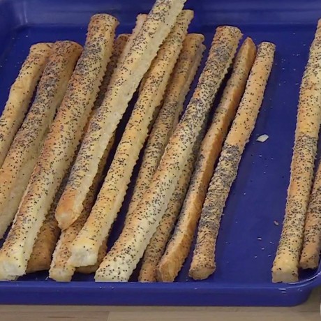 Martha Stewart's Poppy Seed Straws