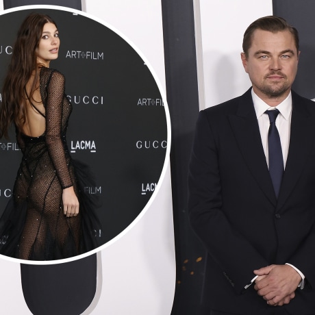 Leonardo DiCaprio en premier de 'Don't Look Up'; Camila Morrone con vestido transparente en alfombra roja.