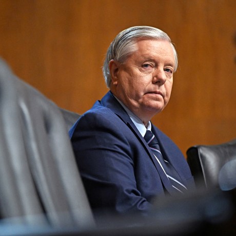 Sen. Lindsey Graham on Capitol Hill in on May 16, 2023.