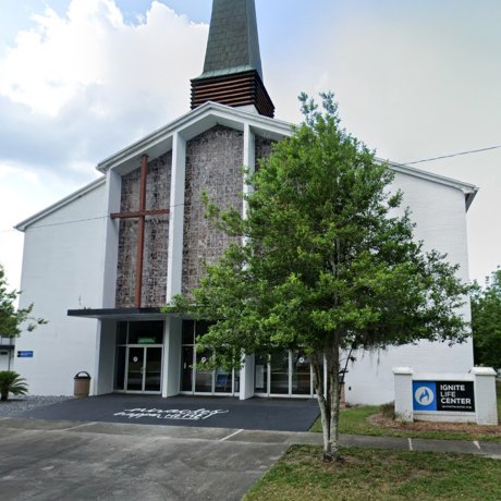 The exterior of the Ignite Life Center church