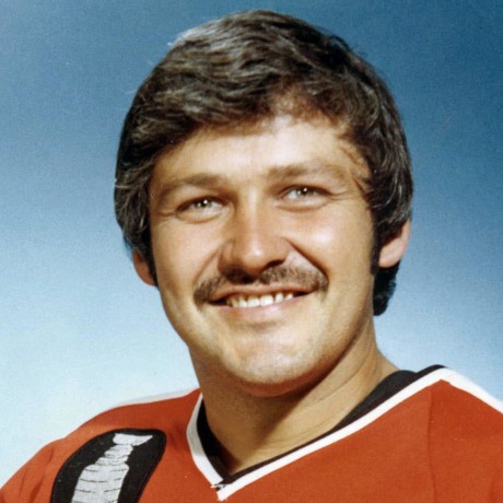 Bernie Parent of the Philadelphia Flyers.
