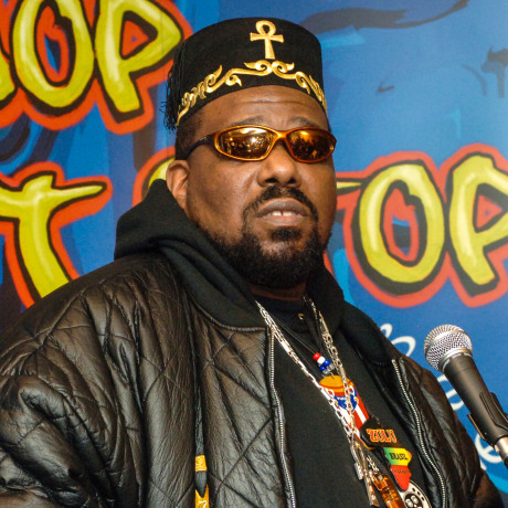 Afrika Bambaataa in New York, on Feb. 28, 2006. 