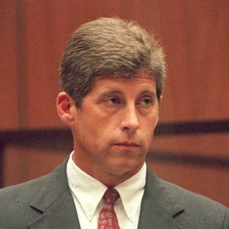 Former LA detective Mark Furhman listens to Judge