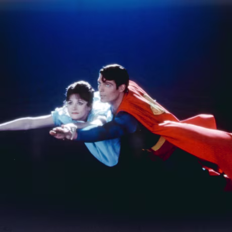 SUPERMAN, Margot Kidder, Christopher Reeve, 1978. (c) Warner Bros./ Courtesy: Everett Collection.