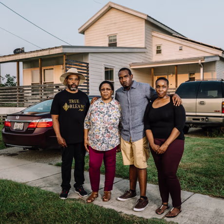 Image: Keith Allen, Sharon Allen, Khalid Allen, and Kamaria Allen