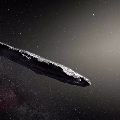 Image: Artist Impression of Asteroid Oumuamua
