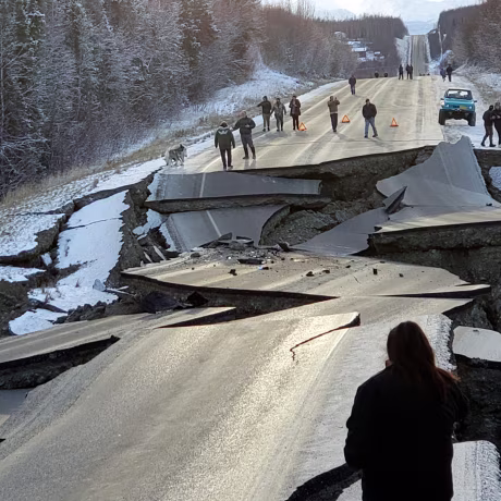 Image; Alaska Earthquake