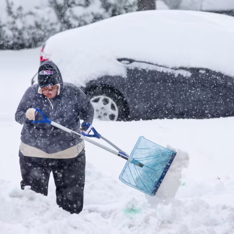 Image: Greensboro, North Carolina, snow