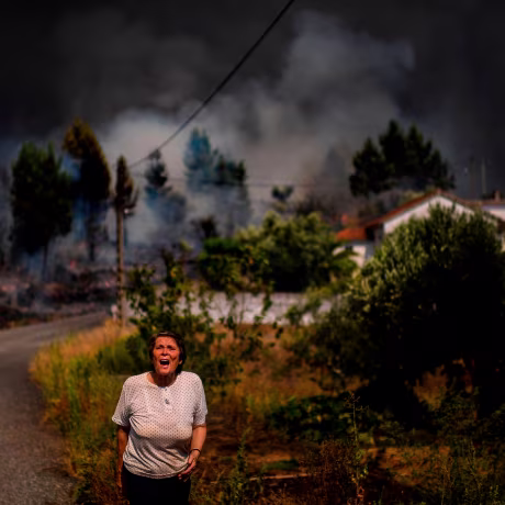 Image: TOPSHOT-PORTUGAL-WILDFIRE