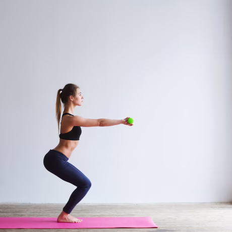 All you'll need is a little space in your house and a pair of dumbbells