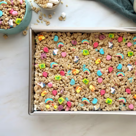 Lucky Charms Rice Krispie Treats