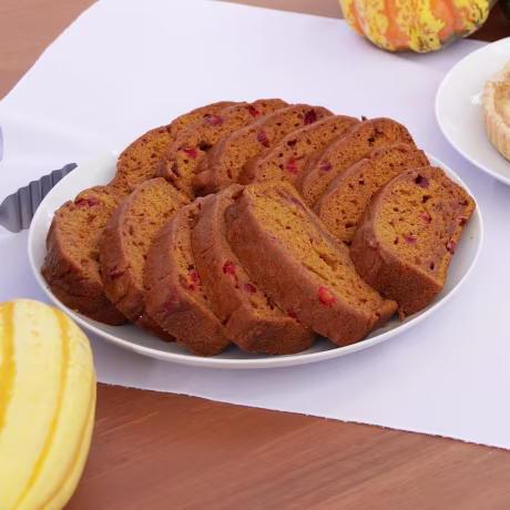 Noelle Barille's Pumpkin Cranberry Bread
