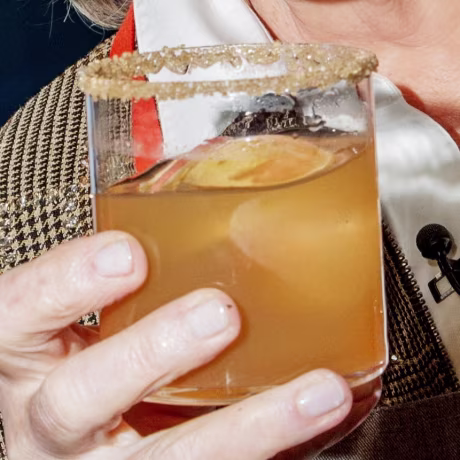 Martha Stewart's Cider Bourbon Cocktail