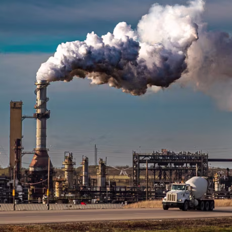 The Syncrude Operation north of Fort McMurray, Alberta, Canada.