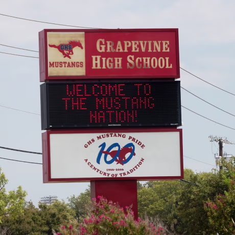 Grapevine High School in Grapevine, Texas.