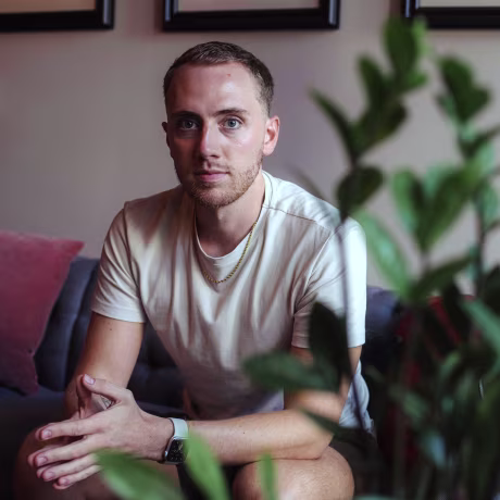 Weston Brown at his home in San Diego, Calif.