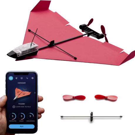 Powerup 4.0 The Next-Generation Smartphone Controlled Paper Airplane Kit
