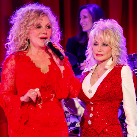Stella Parton and Dolly Parton.