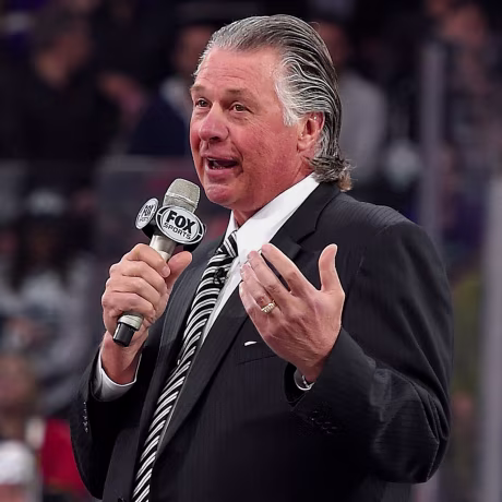 Former Los Angeles Kings coach Barry Melrose.
