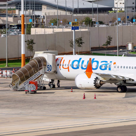 A flydubai flight.