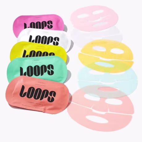LOOPS Variety Kit - Hydrogel Korean Face Masks (5 Masks)