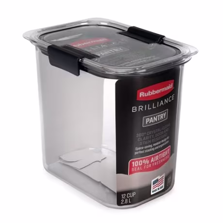 Rubbermaid Brilliance 12-Cup Airtight Food Storage Container