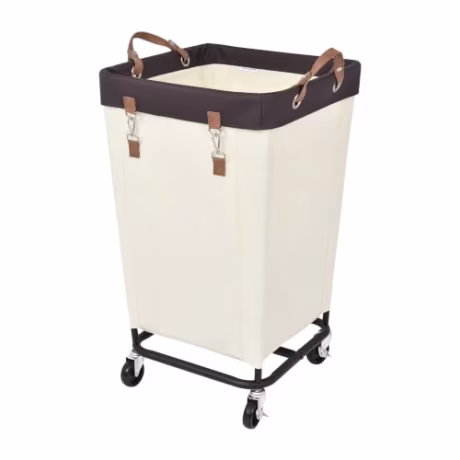 StorageWorks 160L Laundry Basket with Wheels