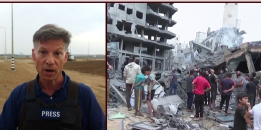 'Incoming hearth' as Richard Engel studies from close to Gaza Strip - One News Cafe