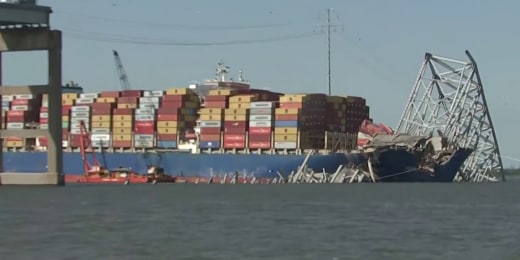 Dali cargo ship will move from the site of Baltimore bridge collapse ‘within days,’ Gov. Moore says, Baltimore, bridge, cargo, Collapse, Dali, Days, Gov, Moore, Move, Ship, site
