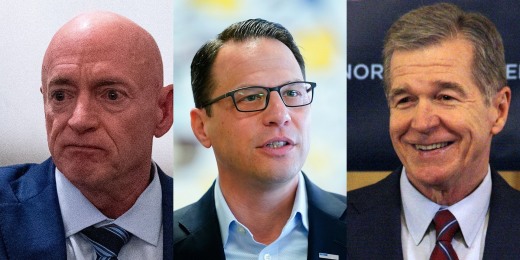Mark Kelly, Josh Shapiro, and Tim Walz