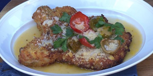 Pork Chop Martini With Peppers and Garlic: Get the Recipe!